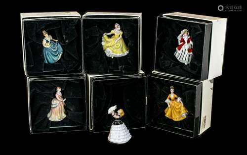 Collection of Royal Doulton Miniature Ladies, comprising Noe...