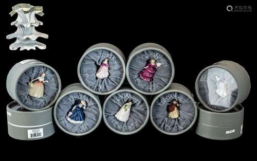 Collection of Royal Doulton Tiny Pretty Ladies, comprising B...