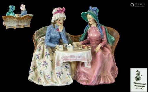 Royal Doulton - Early Hand Painted Porcelain Figure Group ` ...