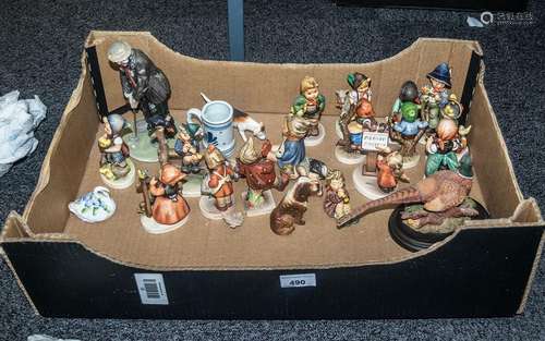 Good Collection of Various Figures. Includes Delft Ware, Goe...