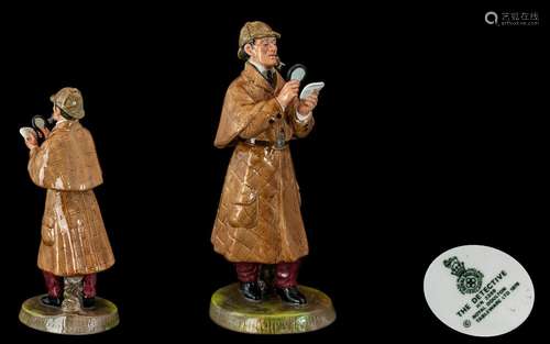 Royal Doulton Hand Painted Porcelain Figure ` The Detective ...