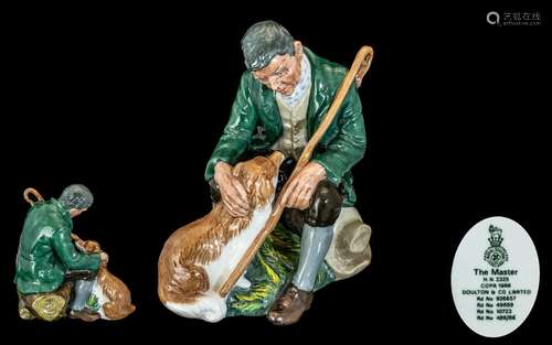 Royal Doulton Early Hand Painted Ceramic Figure ` The Master...