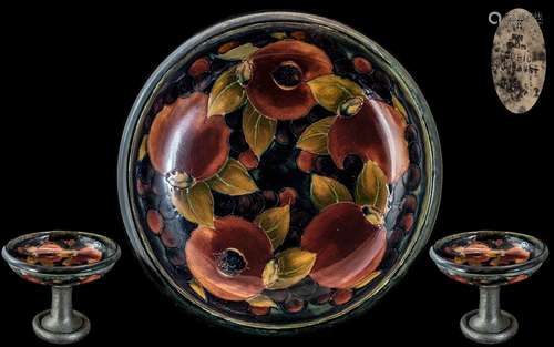 A Moorcroft Tudric Pewter Tazza, 8`` tall x 10`` diameter, i...