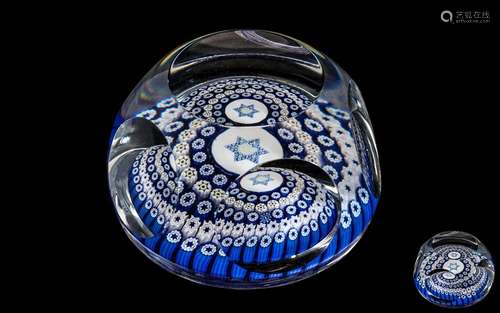 Whitefriars Limited Edition Millefiori Paperweight 30th Anni...