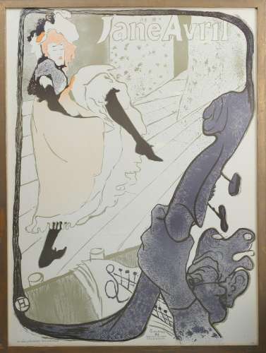 Henri de Toulouse-Lautrec - Jane Avril au Jardin de Paris, e...