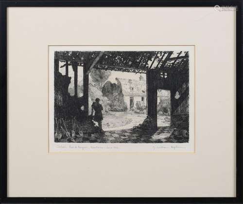 J. William Hepburn - 'Chateau, Rue de Bucquois, Hebuterne, J...