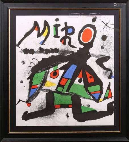 Joan Miro - Poster for the Exhibition at Galerie Maeght, lit...