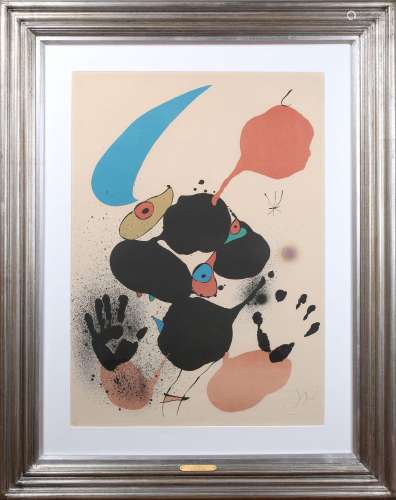 Joan Miro - 'Godalla', lithograph in colours on Guarro wove ...
