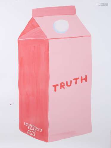 David Shrigley - 'Truth', offset lithograph, published by Sh...