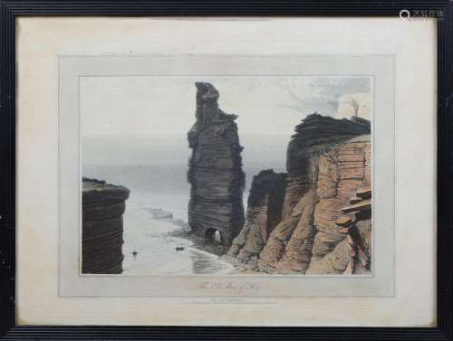 William Daniell - 'The Old Man of Hoy', engraving with aquat...