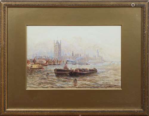 Walter Duncan - View of the Houses of Parliament across the ...