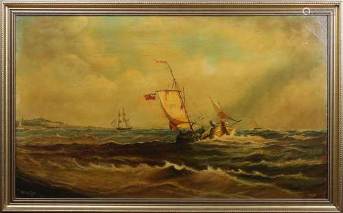 Frederick Tordoff - 'Off the Tyne', 20th century oil on canv...