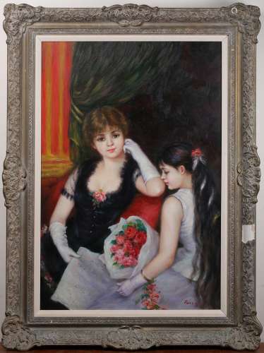 After Pierre Auguste Renoir - A Box at the Theatre (At the C...