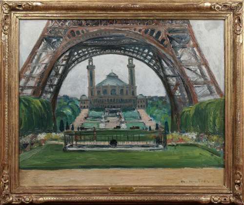 Andre Malterre - 'Tour Eiffel' (View from beneath the Eiffel...
