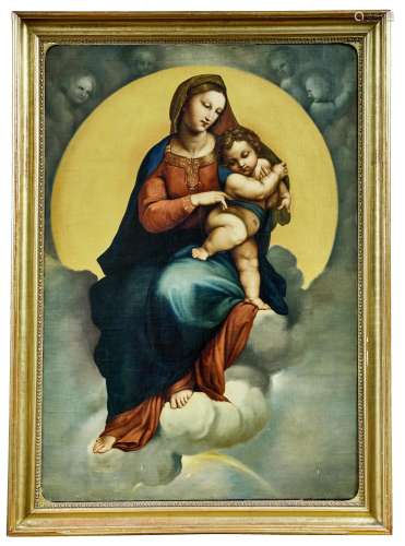 Madonna von Foligno nach Raffael — Nazarener des 19. Jh.
