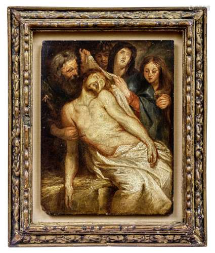 Grablegung Christi — Schule des Anthonis van Dyck