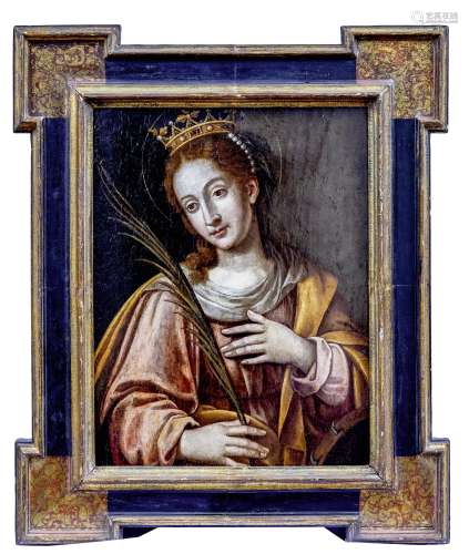 Heilige Katharina von Alexandrien — Italien, 2. H. 17. Jh.