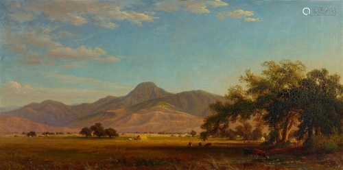 John Ross Key (American, 1837-1920) San Joaquin Valley 16 x ...