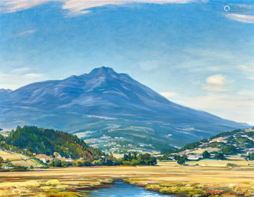 Henry Joseph Breuer (1860-1932) Mount Tamalpais 20 x 26 in. ...