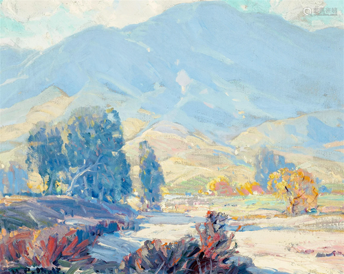 Hanson Puthuff (1875-1972) Magic of the Morning Sun 16 x 20 ...