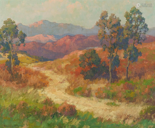 Maurice Braun (1877-1941) Russet Hillside 20 x 24 in. framed...