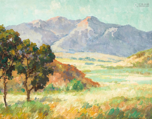 Maurice Braun (1877-1941) The Valley (San Diego County) 16 x...