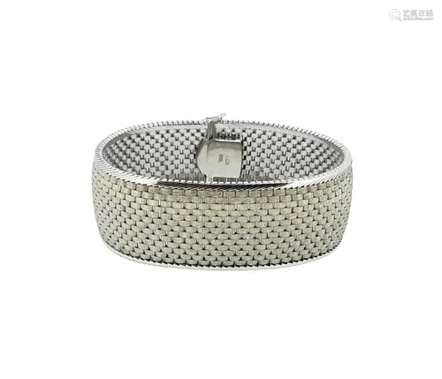 A mesh style bracelet,