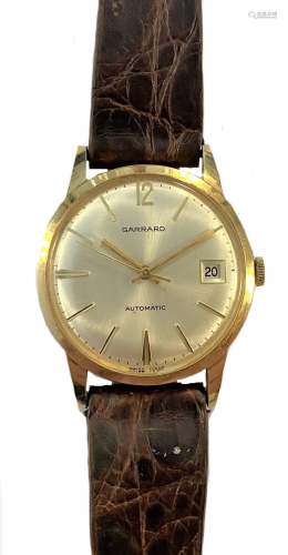 Garrard â€“ A 9ct gold wristwatch,
