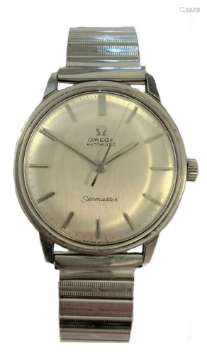 Omega - A steel 'Seamaster' wristwatch,