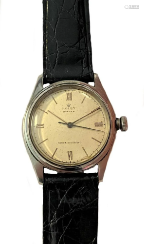 Rolex â€“ A Steel â€˜Oysterâ€™ wristwatch,