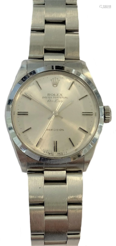 Rolex - A steel 'Oyster Perpetual Air King' wristw...