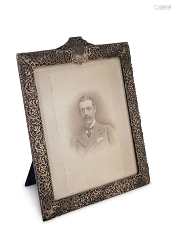 Chester - A Victorian silver easel backed photograph frame,