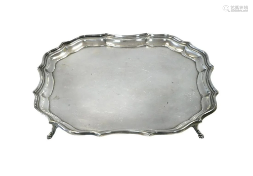 Chester - A George V silver salver,