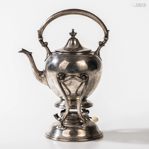 Gorham Sterling Silver Kettle-on-stand