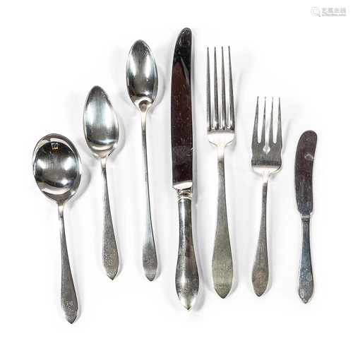 Dominick & Haff Sterling Silver Flatware Service