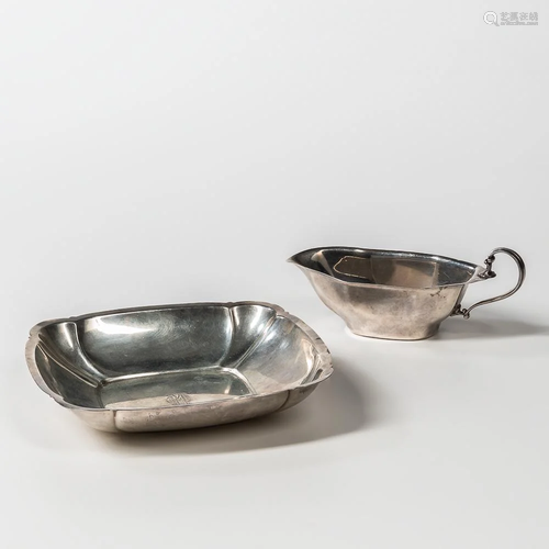 Two Sterling Silver Serving Dishes