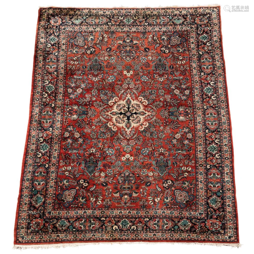 Sarouk Style Area Carpet