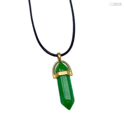 Jubilant Jade Crystal Healing Amulet