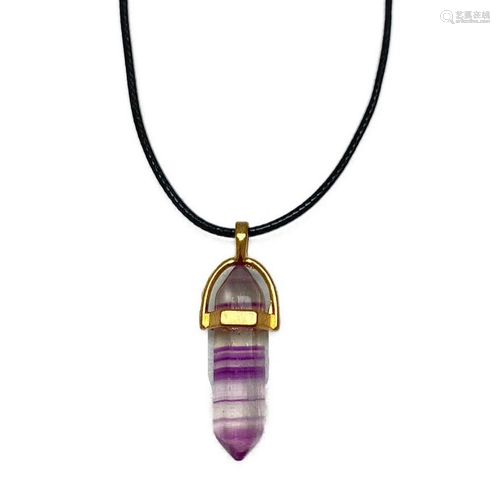 Alluring Amethyst Crystal Healing Amulet