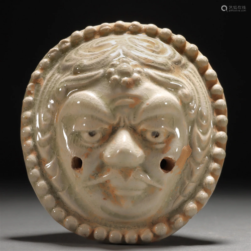 A Chinese Pottery Humanoid Decoration