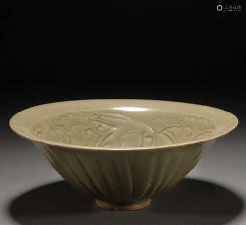 A Chinese Incised Yaozhou-type Bowl