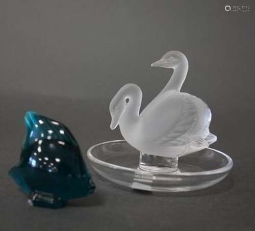 LALIQUE FRANCE<br />
PETITE COUPE RONDE formant BAGUIER en v...