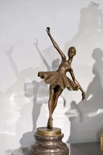 Bronze Gilt Ballet Statue