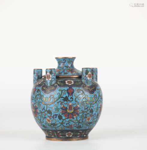 Chinese Cloisonne Jar, Qing Dynasty