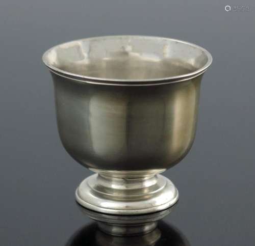 A small George II silver footed cup, Tho