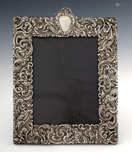 A Victorian silver photograph frame, Cha