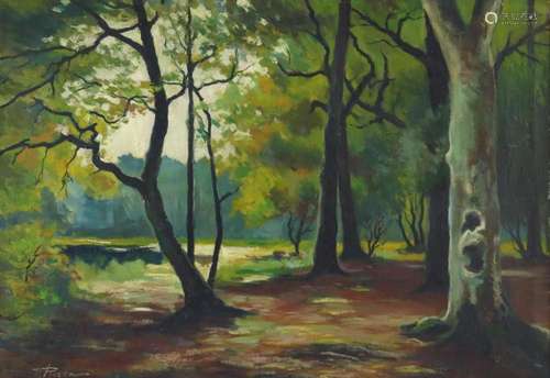 Pio Rossi (Italian, 1886-1969), a wooded