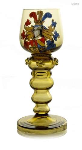 Theresienthal, a Bohemian enamelled armo