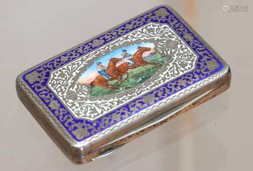 Box with enamel