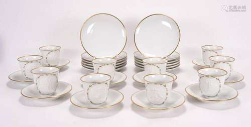 10 mocha place settings